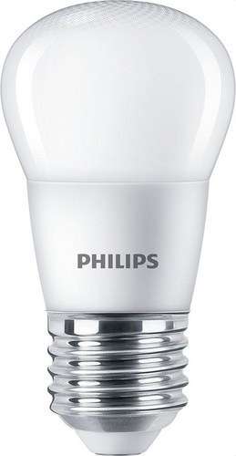 Lampadina a LED sferica CorePro Lustre ND 5-40W E27 827 P45 FR con riferimento 31262300 del marchio PHILIPS