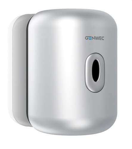 Dispenser di carta asciugamani in ABS argento con riferimento GW03 21 01 04 del marchio GENWEC