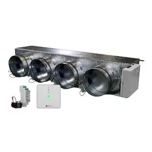 Plenum motorizzato Airzone Easyzone 25 Wi-Fi Medium AZC25HAIBS04M4 per Haier – 4 uscite Ø200 mm (media capacità) con riferimento AZC25HAIBS04M4 del marchio AIRZONE