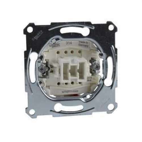 Interruttore unipolare 10A compatibile con Schneider Elegance o D-life con riferimento MTN3111-0000 del marchio SCHNEIDER ELECTRIC