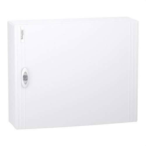Involucro modulare di superficie con porta bianca 2 file 24 moduli PrismaSeT XS con riferimento LVSXL224 del marchio SCHNEIDER ELECTRIC