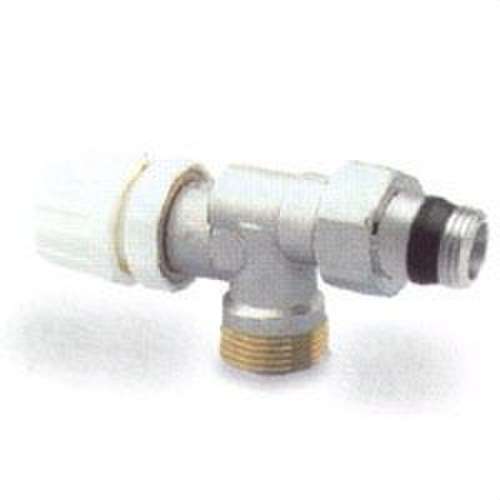 Valvola termostatica angolare invertita maschio 1/2" con riferimento 67690 del marchio ORKLI