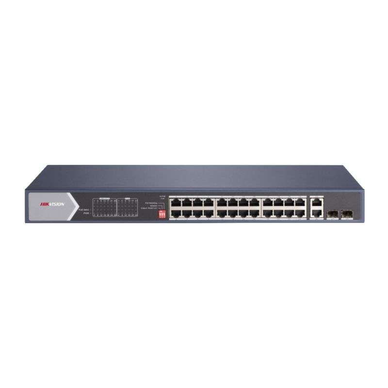 Switch a 24 porte Hikvision Gigabit PoE DS-3E0528HP-E con riferimento DS-3E0528HP-E del marchio HIKVISION