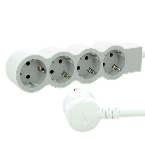 Base multipresa con 4 prese schuko e cavo di 5 metri con riferimento 694569 del marchio LEGRAND