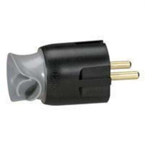 Spina 2P+T 16A ROT NERA GSB con riferimento 050173 del marchio LEGRAND