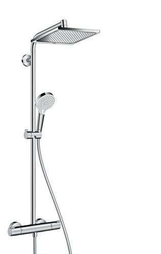 Set doccia Crometta E Showerpipe 240 con 1 Jet EcoSmart con riferimento 27281000 del marchio HANSGROHE