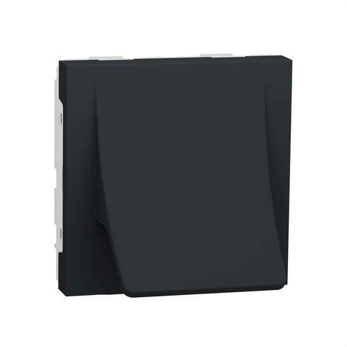 Uscita cavi a 2 moduli antracite New Unica con riferimento NU386254 del marchio SCHNEIDER ELECTRIC