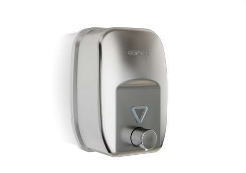Dispenser di sapone da parete 1800ml inox satinato con riferimento GW04 21 04 01 del marchio GENWEC