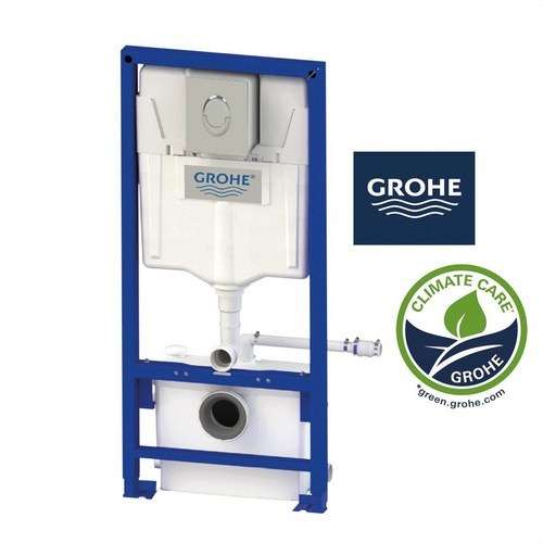Telaio con trituratore e cassetta SFA Saniwall Pro Up per rivestire con riferimento WALLPROUPSTDAC del marchio SFA SANITRIT