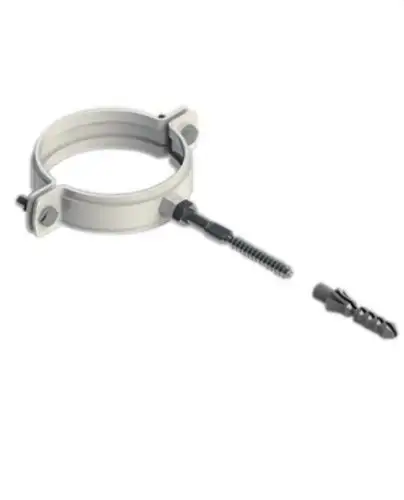 Staffa a parete diametro 100mm acciaio bianco con riferimento 10ABPRP3 del marchio FIG
