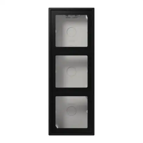 Scatola da superficie tripla nero opaco LS con riferimento LS583ASWM del marchio JUNG