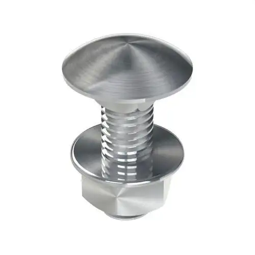 Bullone con dado DIN 603 M8X25 AISI 316 con riferimento 66839-A4 del marchio UNEX