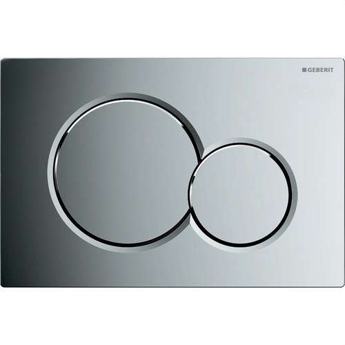 Pulsante a doppio scarico SIGMA01 cromo lucido con riferimento 115.770.21.5 del marchio GEBERIT