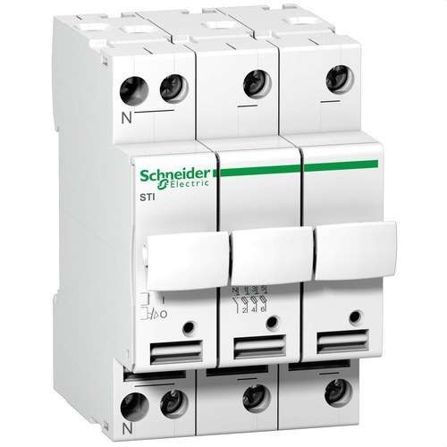 Portafusibili sezionatore Acti9 STI 3P+N 500V con riferimento A9N15658 del marchio SCHNEIDER ELECTRIC