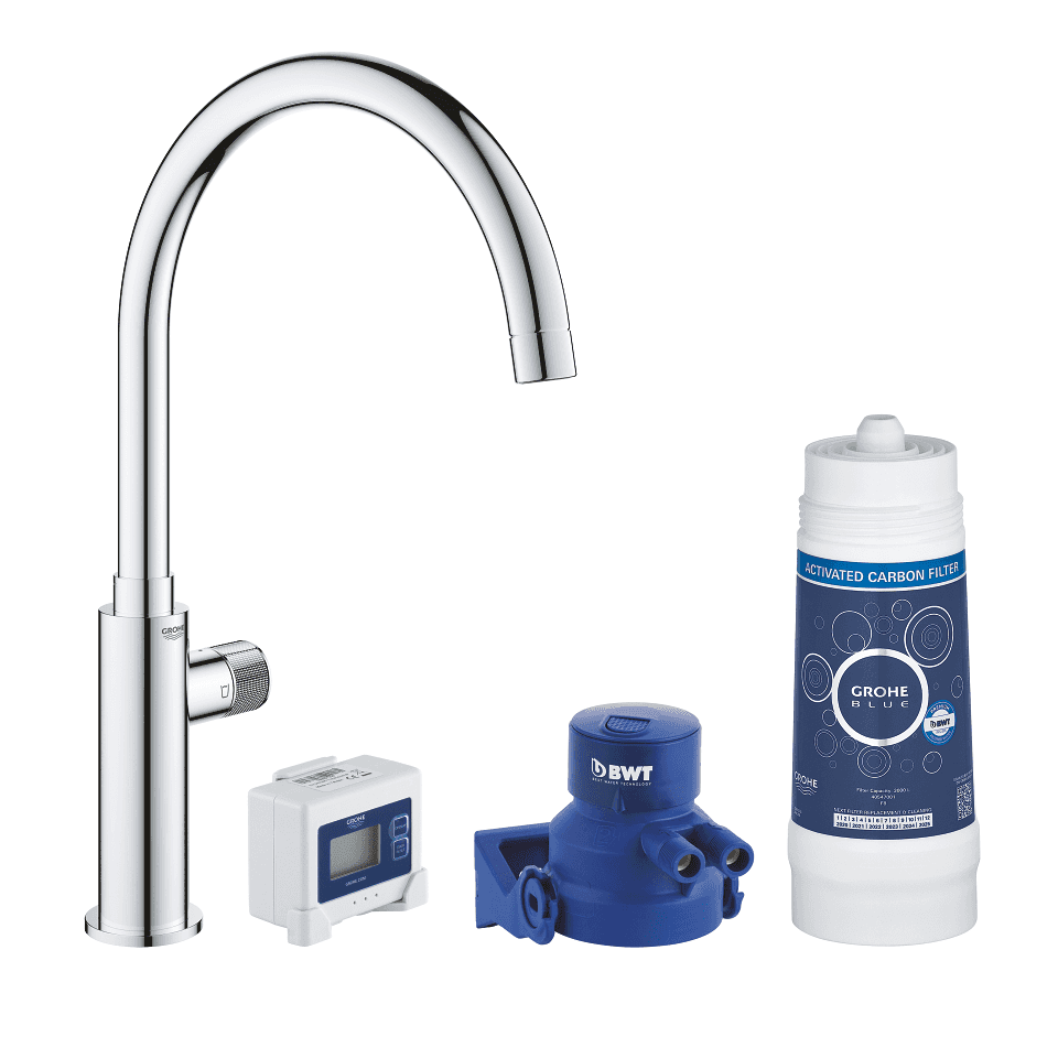 Starter kit - Miscelatore monocomando da cucina Grohe Blue con riferimento 30387000 del marchio GROHE