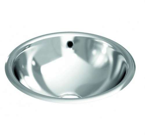 Lavabo sferico da incasso 355mm senza troppopieno con riferimento GW08 13 04 02 del marchio GENWEC