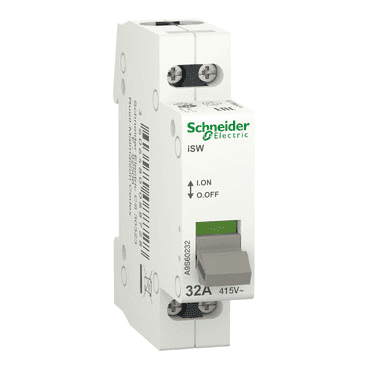 Interruttore 2P 32A 415V con riferimento A9S60232 del marchio SCHNEIDER ELECTRIC