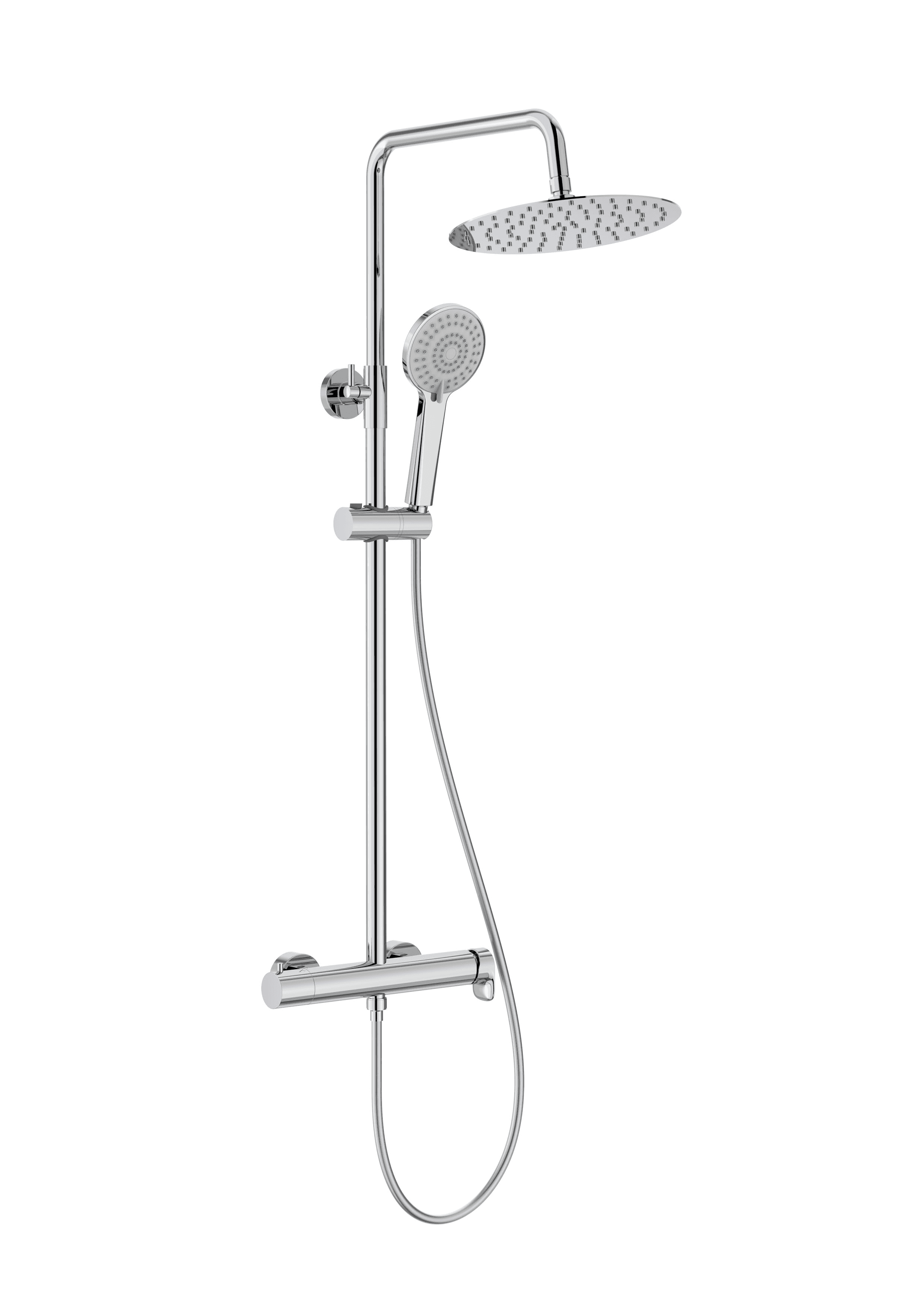 Colonna doccia monocomando cromo Roca Vega Plus Round con riferimento A5A9A6EC00 del marchio ROCA