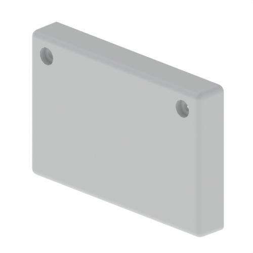 Tappo finale grigio 60x100mm U48X con riferimento 66113-48 del marchio UNEX