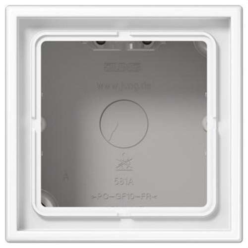 Scatola di superficie semplice bianco alpino LS con riferimento LS581AWW del marchio JUNG