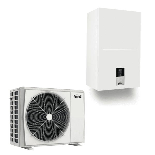 Pompa di calore aerotermica Ferroli OMNIA S 3.2 8 kW con riferimento 0XHK8SWA del marchio FERROLI