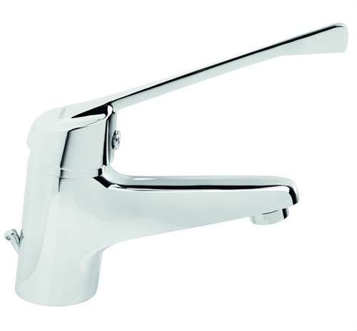 Rubinetto monocomando Medical cromato per lavabo con riferimento 61130 24 45 66 del marchio GENEBRE