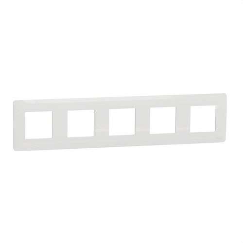 Cornice di 5 elementi New Unica Studio Polar con riferimento NU201018 del marchio SCHNEIDER ELECTRIC