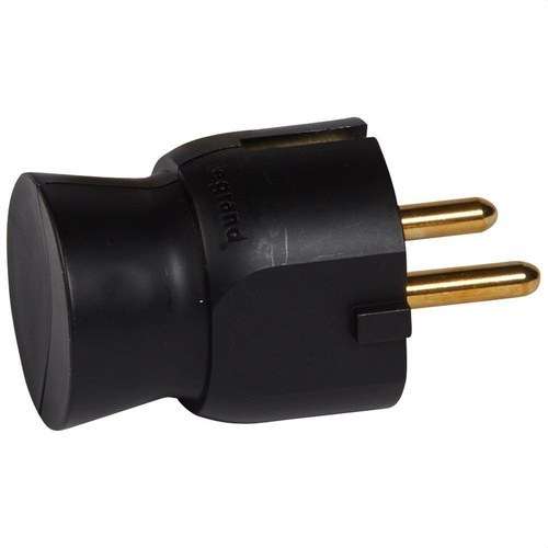 Spina 2P+T 16A S/LAT NERA con riferimento 050178 del marchio LEGRAND