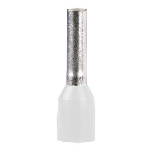 Terminale di cavo isolato senza isolamento 0,5mm2 bianco con riferimento DZ5CE005 del marchio SCHNEIDER ELECTRIC