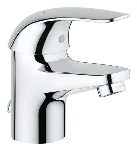 Rubinetto monocomando da lavabo 1/2" Grohe Euroeco Dimensione S cromo con riferimento 32881000 del marchio GROHE