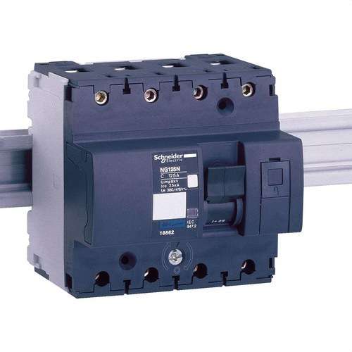 Interruttore Magnetotermico Acti9 NG125N 4P 63A Curva C con riferimento 18656 del marchio SCHNEIDER ELECTRIC