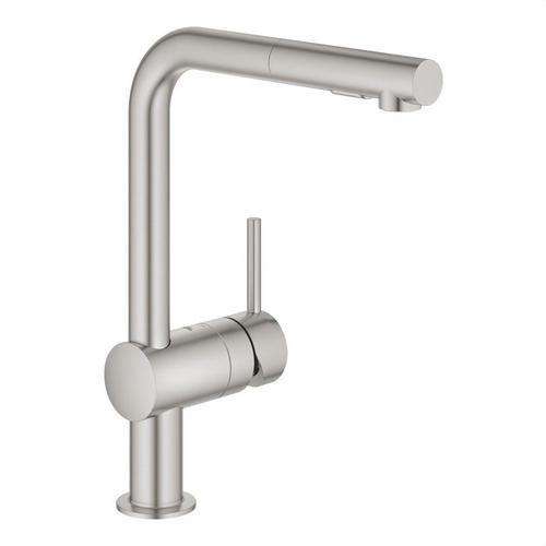 Rubinetto da cucina monocomando Minta 1/2" supersteel con riferimento 30274DC0 del marchio GROHE