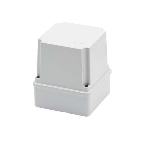 Scatola di derivazione con coperchio basso avvitato 100x100x120mm con riferimento GW44414 del marchio GEWISS