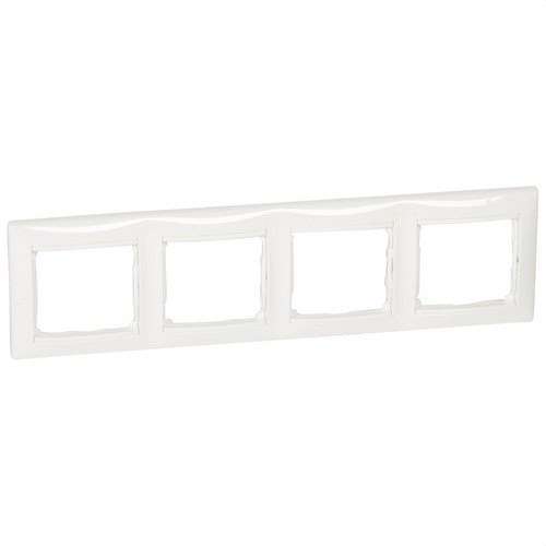 Cornice decorativa a 4 elementi bianca Valena con riferimento 774454 del marchio LEGRAND