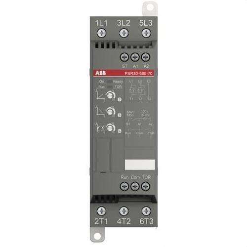 Avviatore dolce ABB PSR 30 A 600 V ac 15 kW con riferimento 1SFA896109R7000 del marchio ABB