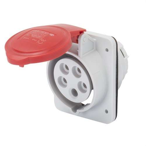 Base fissa da incasso a 10º IP44 3P+T 16A 400V 6H con riferimento GW62209H del marchio GEWISS