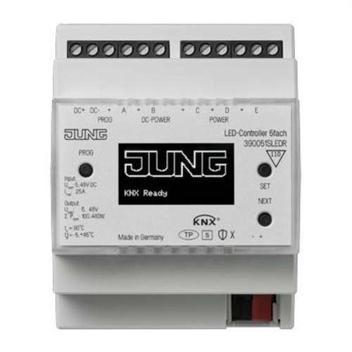 Controllore KNX per LED con 5 uscite con riferimento 390051SLEDR del marchio JUNG