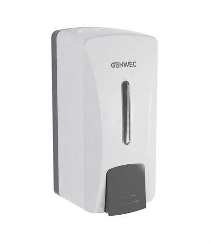 Dispenser di sapone manuale 1000ml ABS bianco con riferimento GW04 17 01 00 del marchio GENWEC