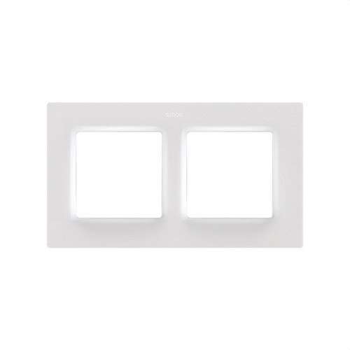 Cornice per 2 elementi bianco opaco Simon 82 Concept con riferimento 8200627-090 del marchio SIMON
