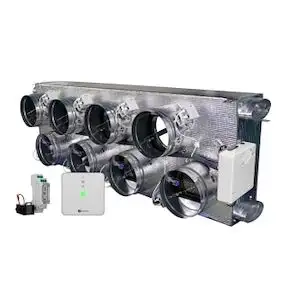 Plenum motorizzato Airzone Easyzone 25 Wi-Fi Standard + VMC AZC25FUJST01L8 per Fujitsu – 8 uscite Ø200 mm (alta capacità) con riferimento AZC25FUJST01L8 del marchio AIRZONE