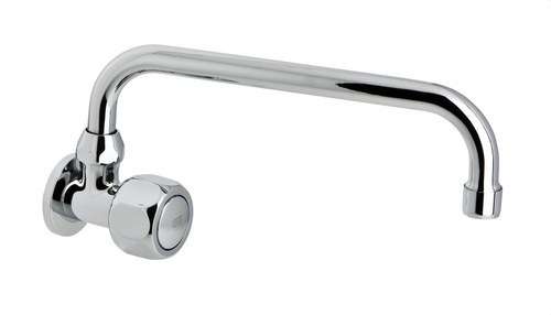 Rubinetto da cucina a muro con canna di 250mm GAMMA cromato con riferimento 68093 11 45 66 del marchio GENEBRE
