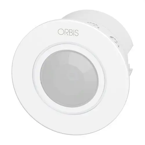 Rilevatore di movimento Dicromat+EMPT.SOFFITTO 360° FTO.PIATTISSIMO.CAMPO DI RILEVAZIONE: Ø10M(SPOSTAMENTO con riferimento OB136112 del marchio ORBIS