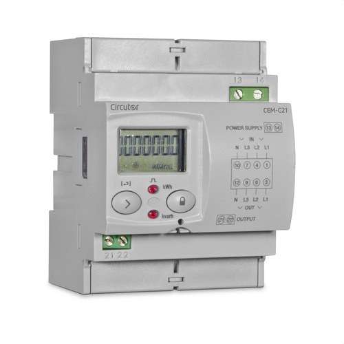 Contatore di energia trifase diretto Circutor CEM-C21-T1 con riferimento Q22411. del marchio CIRCUTOR