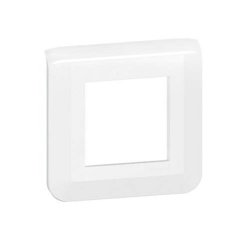 Cornice singola Legrand Mosaic 2 moduli bianco con riferimento 277802L del marchio LEGRAND