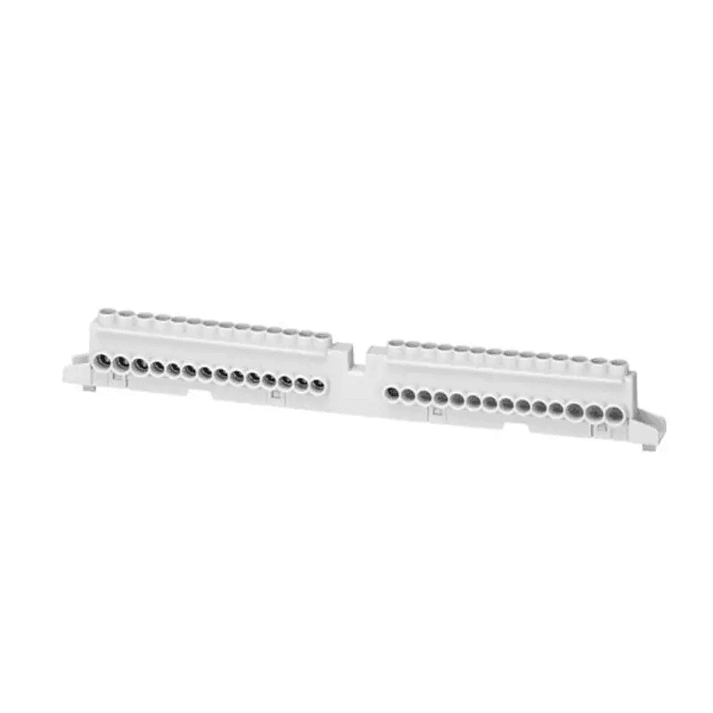 Blocco di terminali unipolare 80A (3x16 + 17x10) con riferimento GW40418U del marchio GEWISS