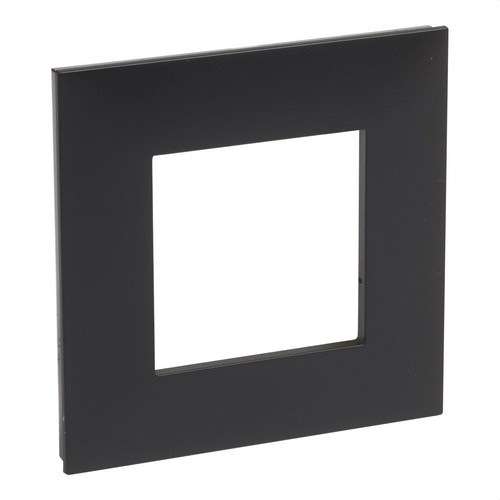 Cornice decorativa 1 elemento dark/cromo Valena Next con riferimento 741061 del marchio LEGRAND