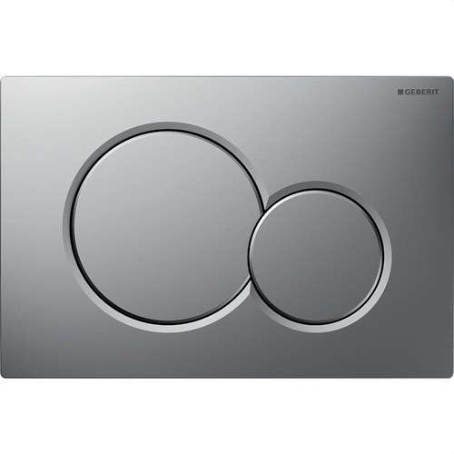 Pulsante a doppio scarico SIGMA01 cromato opaco con riferimento 115.770.JQ.5 del marchio GEBERIT