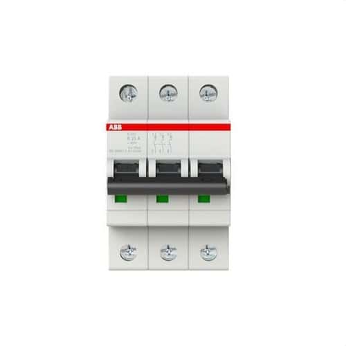 Interruttore Magnetotermico S203-K25 3P 25A Curva K 10kA con riferimento 2CDS253001R0517 del marchio ABB