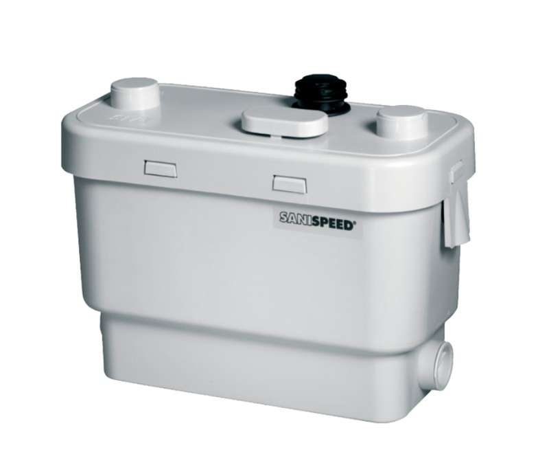 Pompa di scarico SANISPEED per un uso intensivo in cucine e lavanderie con riferimento 0101300 del marchio SFA SANITRIT