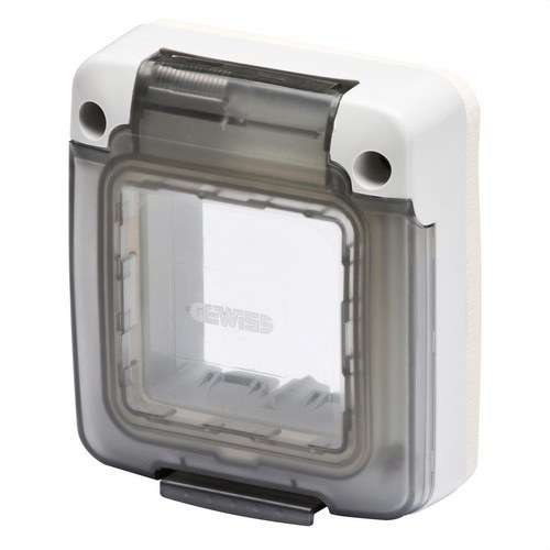 Porta COMBI IN fumé 2 moduli con riferimento GW27403 del marchio GEWISS